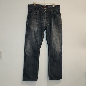 Denim&Co Black Straight Jeans Timeless Fit